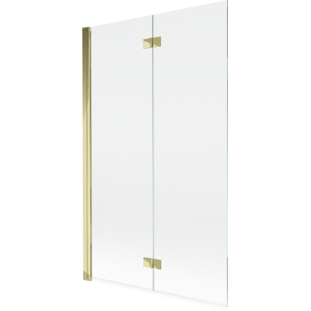 Mexen Mist 2-wing Left Shower Screen 110 x 150 cm, Transparent, Gold - 8A9-110-002-50-00-L