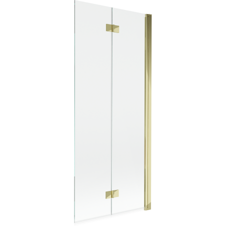 Mexen Mist 2-panel shower screen right 80 x 150 cm, transparent, gold - 8A9-080-002-50-00-P