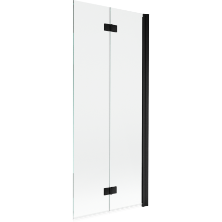 Mexen Mist Duschabtrennung 2-teilig rechts 80 x 150 cm, transparent, schwarz - 8A9-080-002-70-00-P