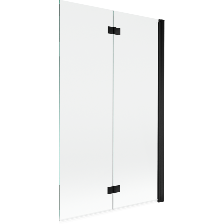 Mexen Mist paratia doccia 2 ante destra 110 x 150 cm, trasparente, nero - 8A9-110-002-70-00-P