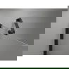 Mexen Mist Duschabtrennung 2-flügelig links 130 x 150 cm, schwarzes Gitter, schwarz - 8A9-130-011-70-77-L