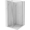 Cabine de douche pentagonale à charnière Mexen Mist L 90 x 90 cm, transparent, chrome - 8A8L-090-090-01-00