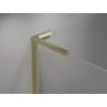 Mexen Mist L pentagonal shower cabin hinged 100 x 100 cm, transparent, gold - 8A8L-100-100-50-00