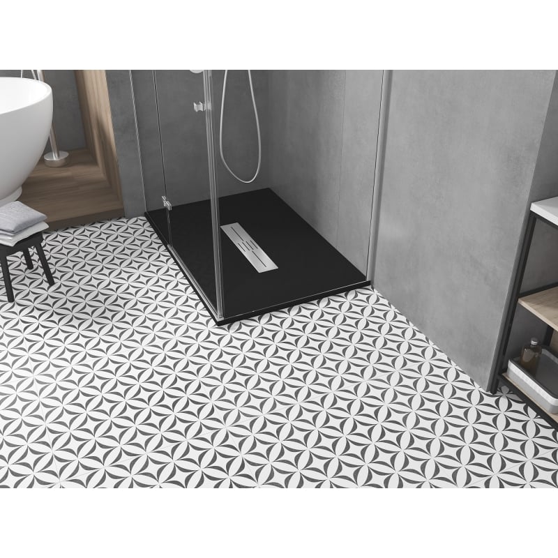 Mexen Toro rectangular SMC shower tray 110 x 90 cm, black - 43709011