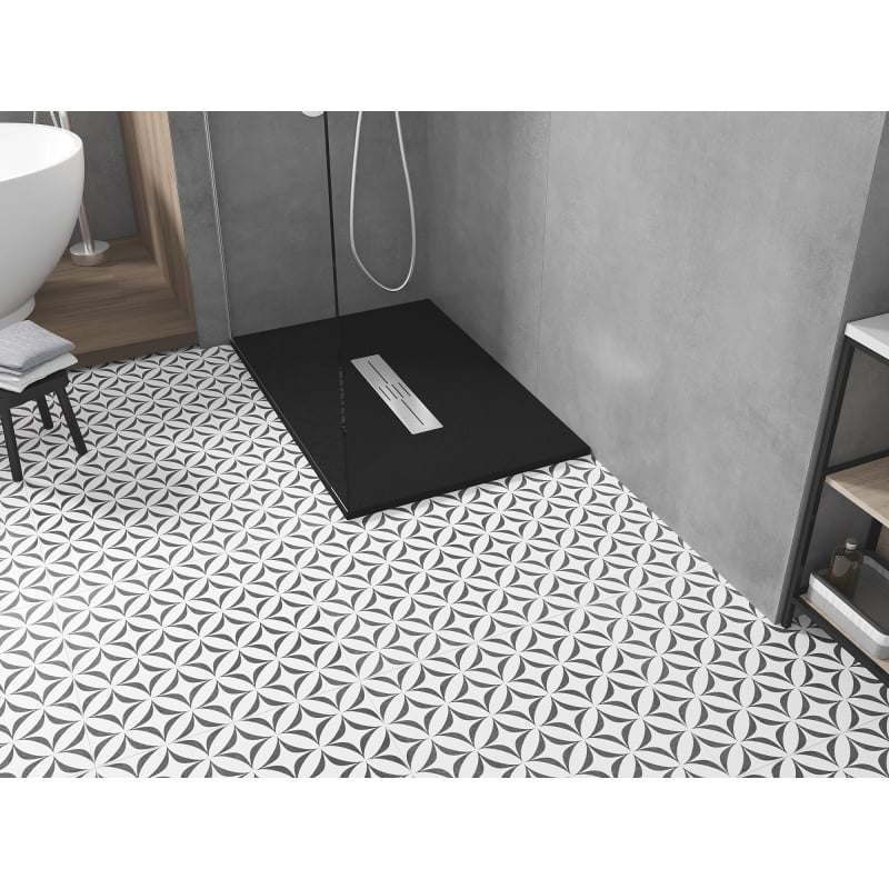 Mexen Toro rectangular SMC shower tray 110 x 90 cm, black - 43709011