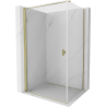 Mexen Mist-B dušinurk, pivotiga, 95 x 90 cm, läbipaistev, kuldne - 8A2T-095-090-50-00