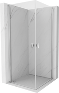 Mexen Mist-B Duo Duschkabine schwenkbar 70 x 70 cm, transparent, chrom - 8A2-070-070-01-00