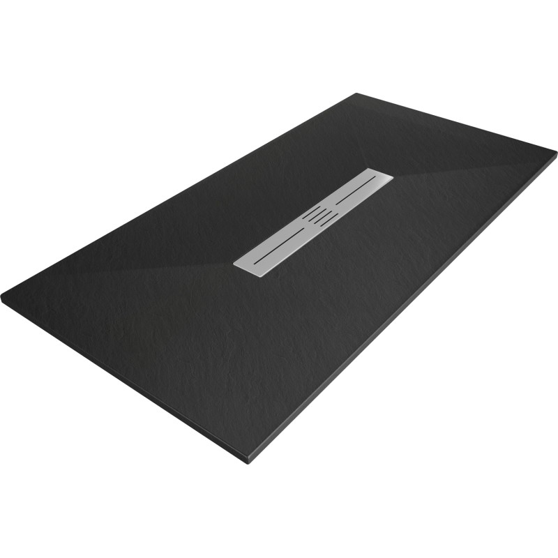 Mexen Toro ristkülikukujuline SMC dušialus 170 x 90 cm, must - 43709017
