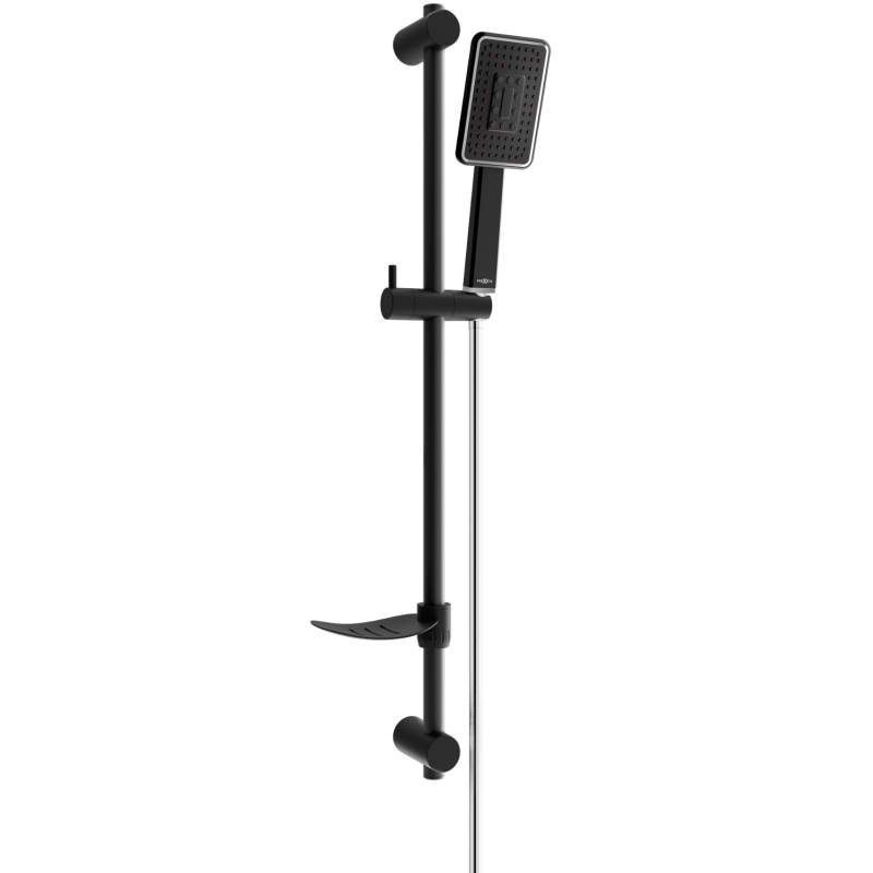 Mexen DF54 conjunto de chuveiro deslizante, preto/cromado - 785544582-17