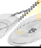 Mexen Eiva lavabo da appoggio in vetro 39 x 39 cm, trasparente - 24163900