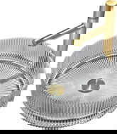 Mexen Eiva lavabo sobre encimera de cristal 39 x 39 cm, gris - 24163966