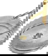 Mexen Eiva lavatório de vidro sobre a bancada 39 x 39 cm, cinza - 24163966