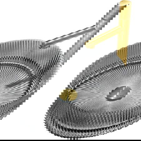 Mexen Eiva svart bänkglas tvättställ 39 x 39 cm - 24163970