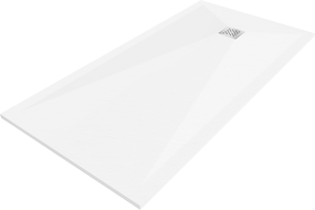 Receveur de douche en composite rectangulaire Mexen Stone+ 180 x 70 cm, blanc - 44107018