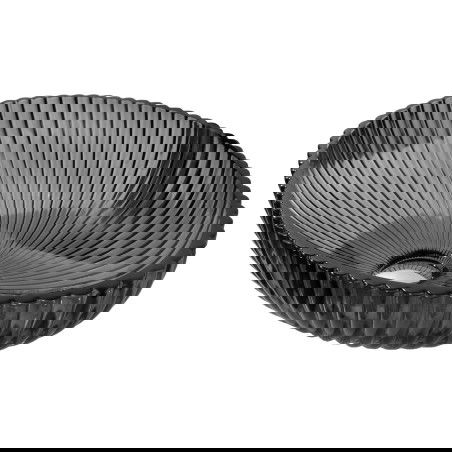 Mexen Zira steklena nadgradna umivalnica 53 x 35 cm, črna - 24175370