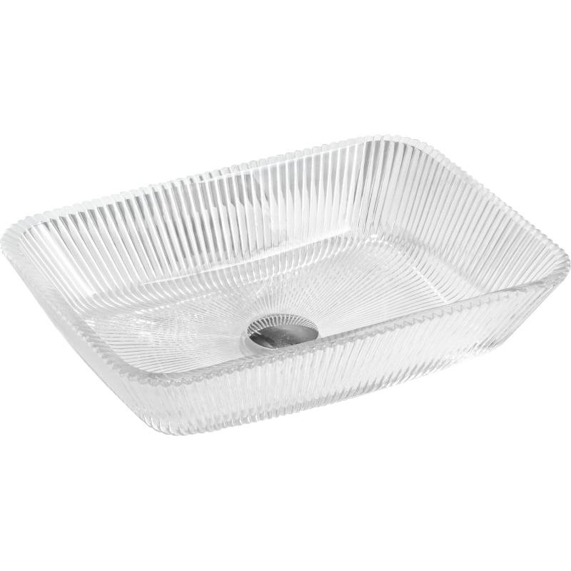 Mexen Tiva stakleni nadgradni umivaonik 46 x 33 cm, proziran - 24184600