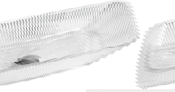 Mexen Tiva lavabo de vidrio sobre encimera 46 x 33 cm, transparente - 24184600