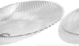 Mexen Zuri glasbänkskiva handfat 39 x 39 cm, transparent - 24193900