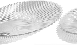 Mexen Zuri glazen opbouw waskom 39 x 39 cm, transparant - 24193900