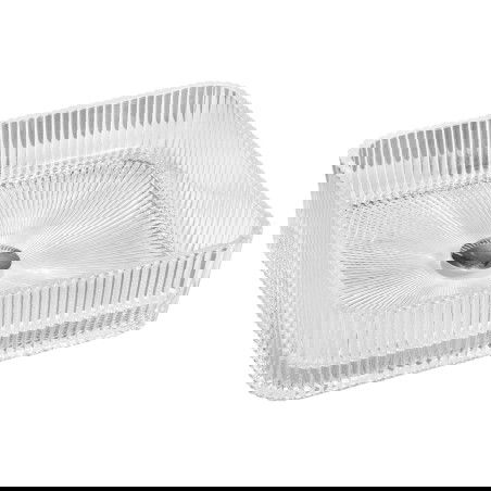 Mexen Nira lavabo da appoggio in vetro 39 x 39 cm, trasparente - 24203900