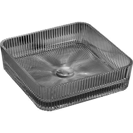 Mexen Nira glass countertop basin 39 x 39 cm, black - 24203970