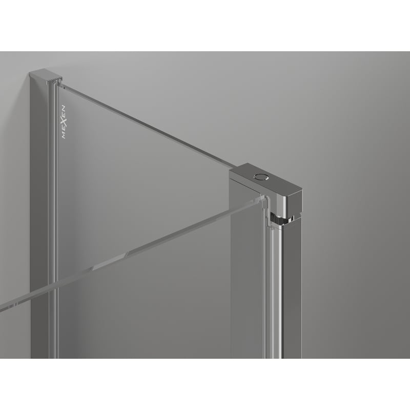 Mexen Mist L vanniparavan 2-tiivaline 100 x 150 cm, läbipaistev, kroom - 8A9L-100-011-01-00