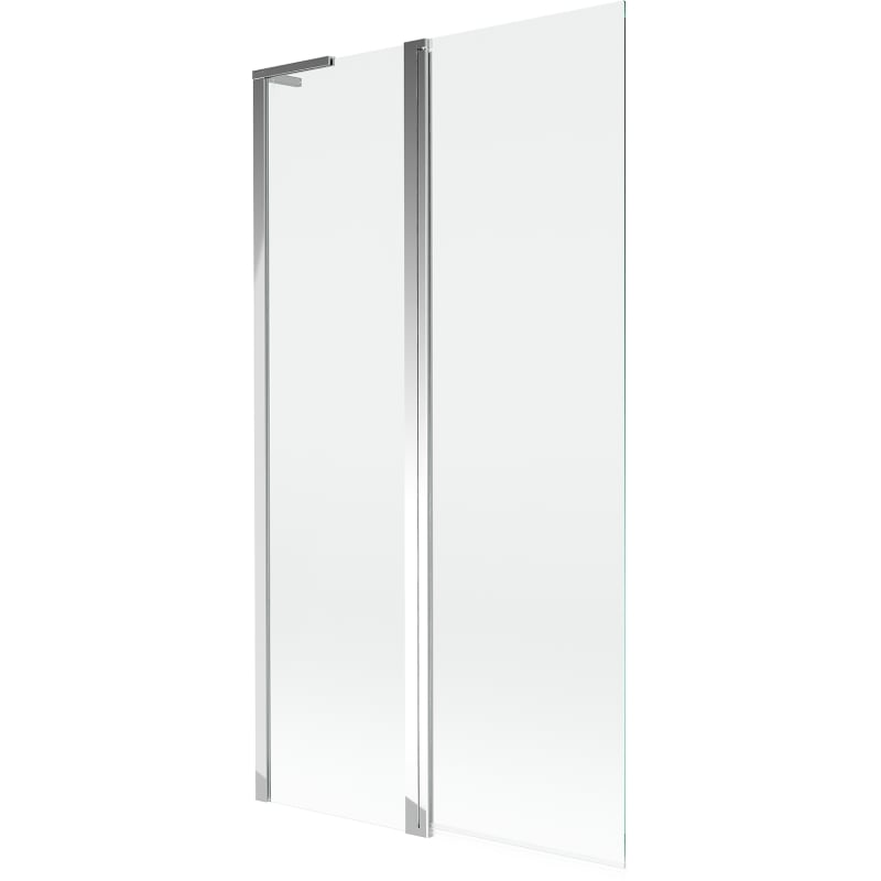 Mexen Mist L vanniparavan 2-tiivaline 100 x 150 cm, läbipaistev, kroom - 8A9L-100-011-01-00