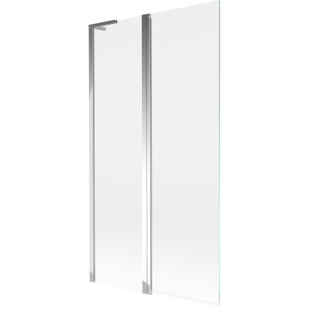 Mexen Mist L vanniparavan 2-tiivaline 100 x 150 cm, läbipaistev, kroom - 8A9L-100-011-01-00