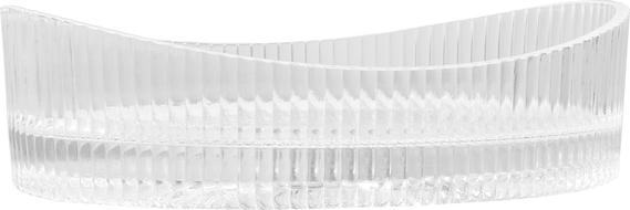 Mexen Kivo Glaswaschbecken Aufsatzwaschbecken 50 x 37 cm, transparent - 24215000