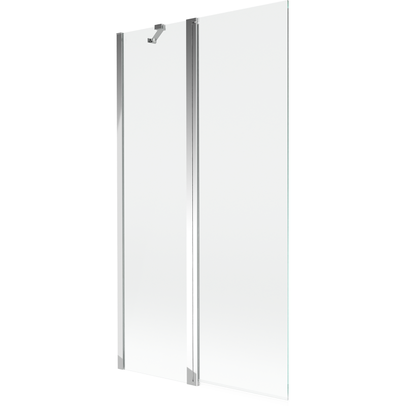 Mexen Mist paravento da doccia a 2 ante 100 x 150 cm, trasparente, cromo - 8A9-100-011-01-00