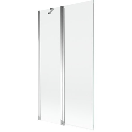 Mexen Mist Duschtrennwand 2-flügelig 100 x 150 cm, transparent, Chrom - 8A9-100-011-01-00