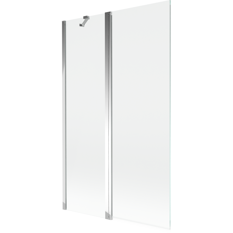 Mexen Mist paravento per vasca da bagno a 2 ante 110 x 150 cm, trasparente, cromo - 8A9-110-011-01-00