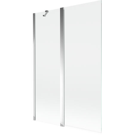 Mexen Mist shower screen 2-panel 120 x 150 cm, transparent, chrome - 8A9-120-011-01-00