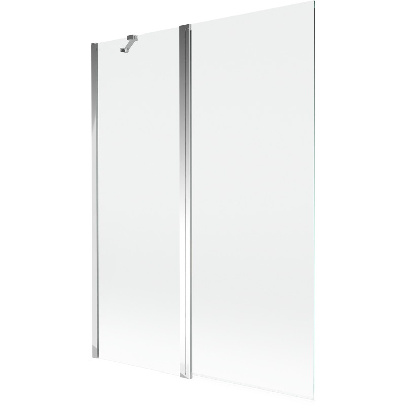 Mexen Mist vanni ekraan, 2 tiibne, 130 x 150 cm, läbipaistev, kroom - 8A9-130-011-01-00