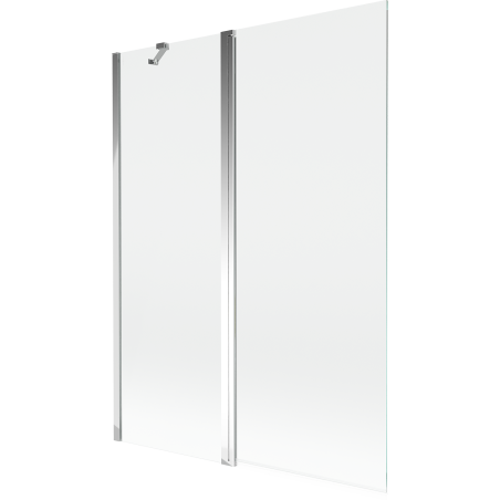 Mexen Mist 2-panel shower screen 130 x 150 cm, transparent, chrome - 8A9-130-011-01-00