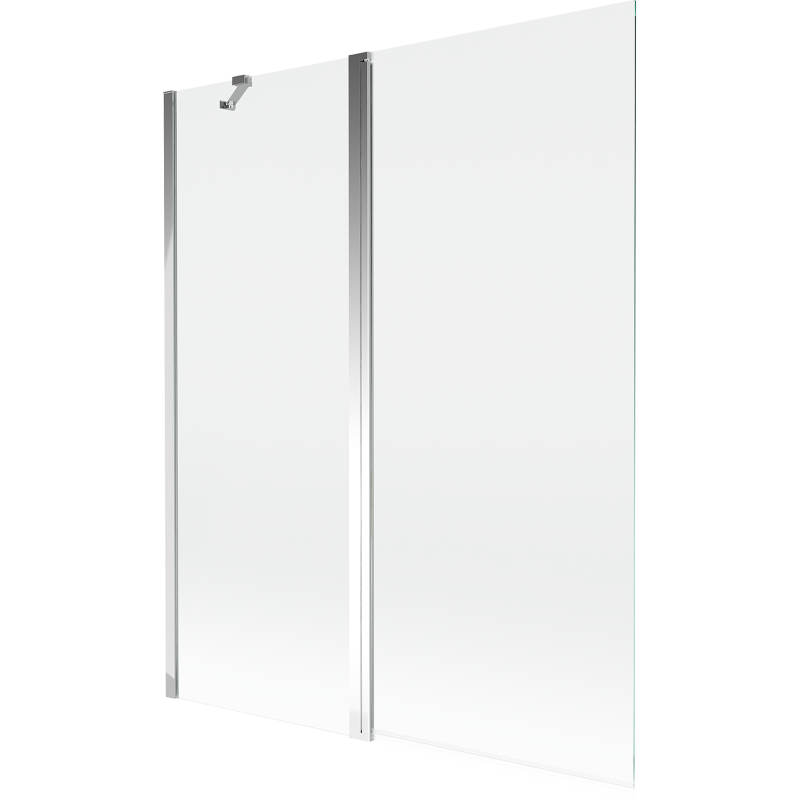 Mexen Mist paroi de baignoire pliable 2 volets 140 x 150 cm, transparent, chrome - 8A9-140-011-01-00