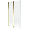 Mexen Mist parete doccia a 2 ante 100 x 150 cm, trasparente, dorato - 8A9-100-011-50-00