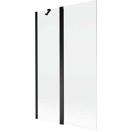 Mexen Mist 2-wing Shower Screen 110 x 150 cm, transparent, black - 8A9-110-011-70-00