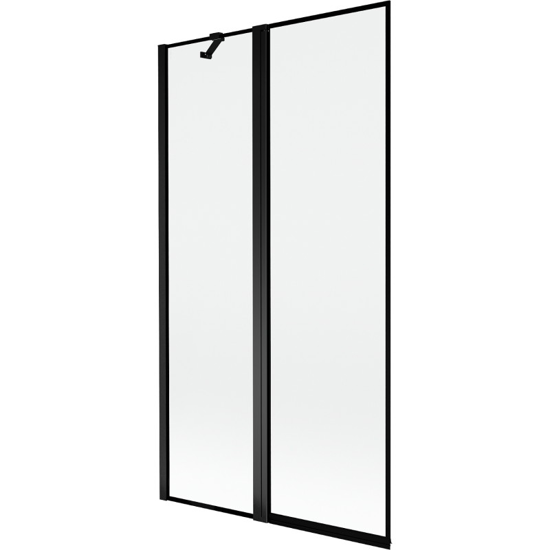 Mexen Mist vanniavahe 2-ukseline vasak 100 x 150 cm, must raam, must - 8A9-100-011-70-70-L