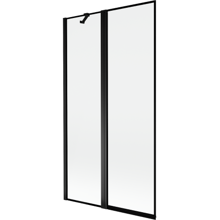 Mexen Mist vanniavahe 2-ukseline vasak 100 x 150 cm, must raam, must - 8A9-100-011-70-70-L