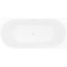 Mexen Silo freistehende Eckbadewanne rechts gerillt 170 x 80 cm, weiß, Überlauf weiß - 52891708000P-20