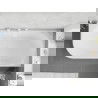 Mexen Silo freistehende Eckbadewanne rechts gerillt 170 x 80 cm, weiß, Überlauf weiß - 52891708000P-20