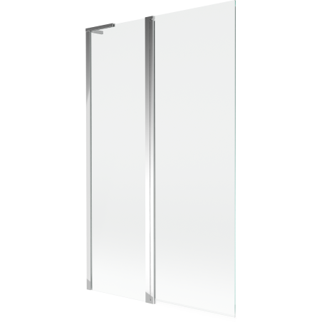 Mexen Mist L paroi de baignoire 2 volets 110 x 150 cm, transparent, chrome - 8A9L-110-011-01-00