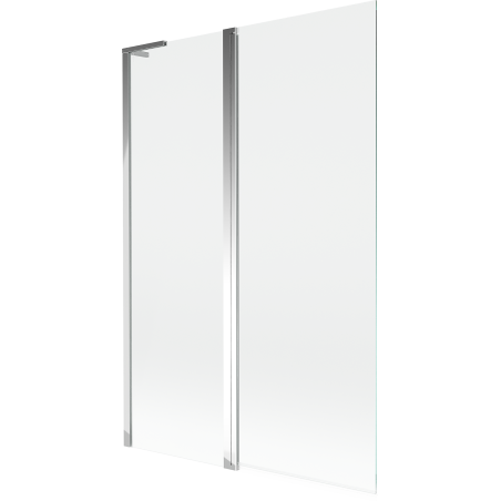 Mexen Mist L paroi de baignoire à 2 volets 120 x 150 cm, transparent, chrome - 8A9L-120-011-01-00