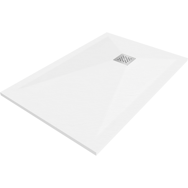 Mexen Stone+ brodzik kompozytowy prostokątny 100 x 90 cm, biały - 44109010
