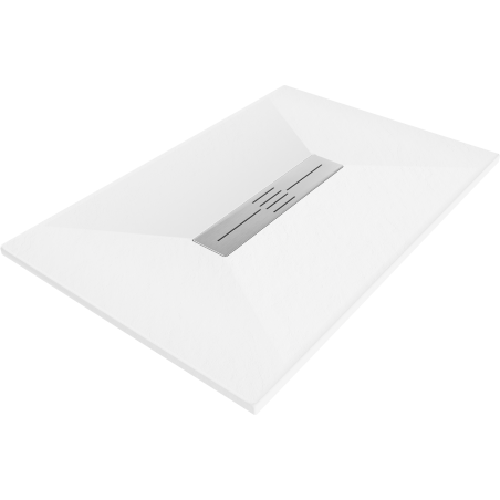 Mexen Toro plato de ducha rectangular SMC 110 x 70 cm, blanco - 43107011