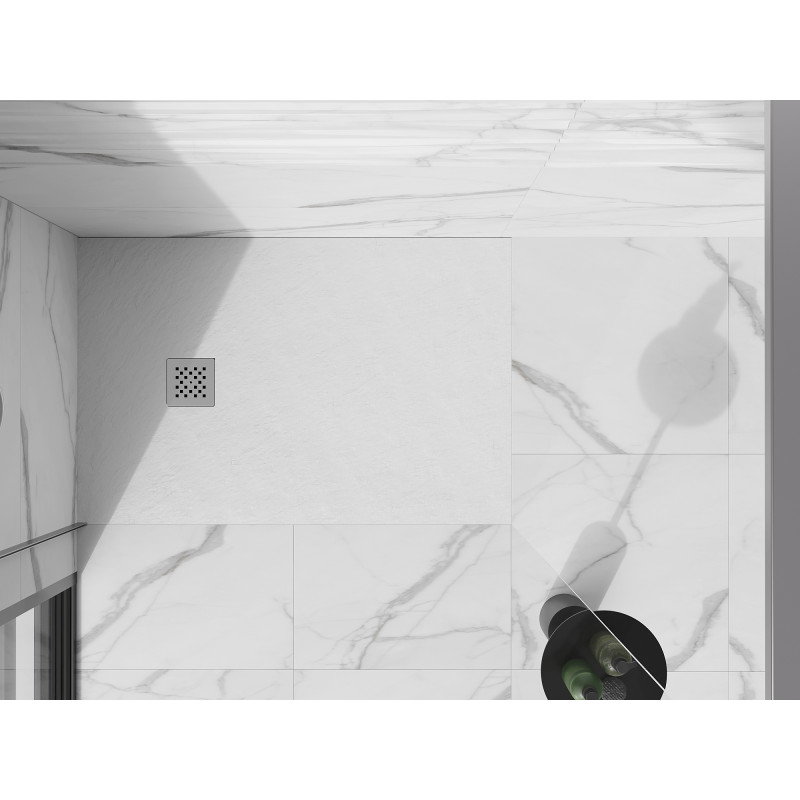 Mexen Stone+ composite rectangular shower tray 120 x 90 cm, white - 44109012