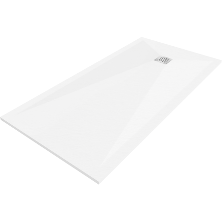 Receveur de douche composite rectangulaire Mexen Stone+ 160 x 100 cm, blanc - 44101016