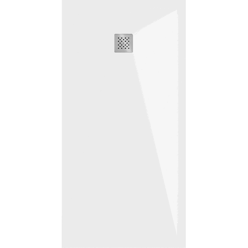 Mexen Stone+ plato de ducha de compuesto rectangular 160 x 100 cm, blanco - 44101016