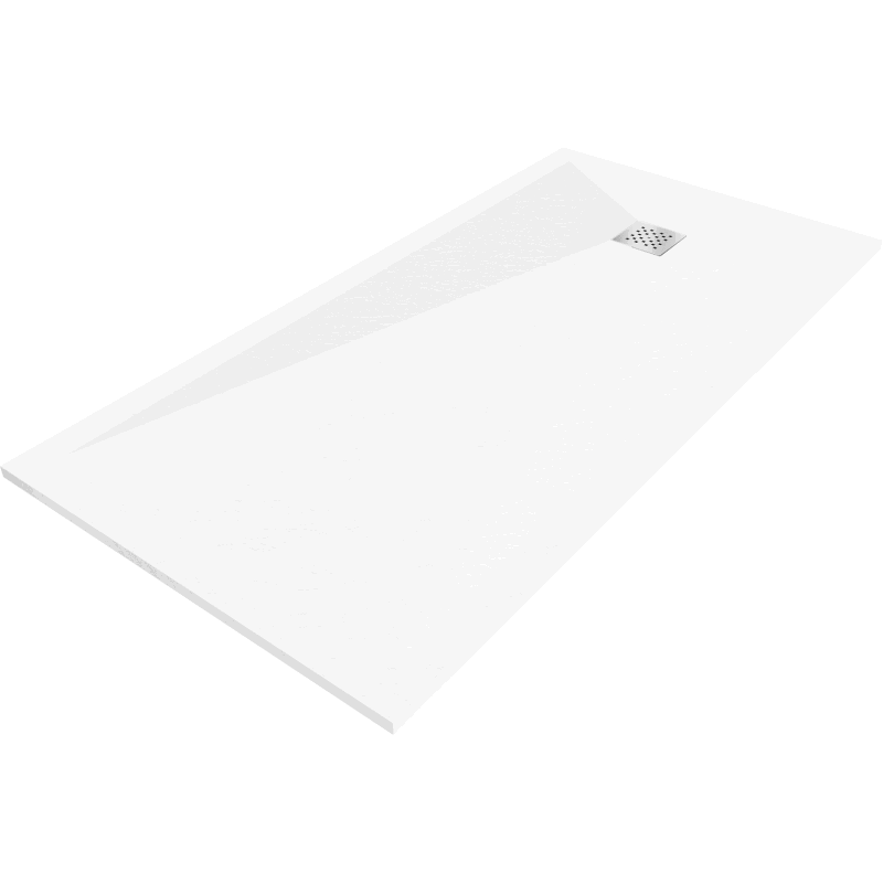 Mexen Stone+ rechthoekige composiet douchebak 200 x 100 cm, wit - 44101020